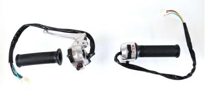 Blowout - CT70 Headlight and wiring kit for CT70 with ZS190 or YX140 Semi-auto Replacement HandleBar Controls - No Returns