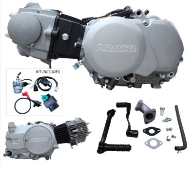 Piranha 90cc Semi-Auto Engine w/ carb & electrical