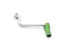 TBParts - Billet Folding Tip Shifter for KLX110 and DRZ110 Stock Length in Green